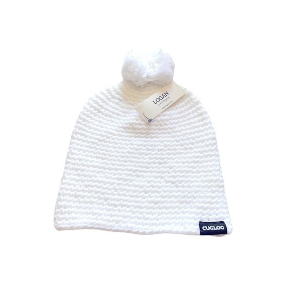 Cuglog White Beanie